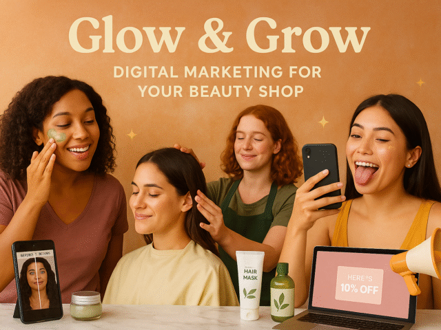 Glow & Grow: How Digital Marketing Can Make Your Beauty Shop Shine